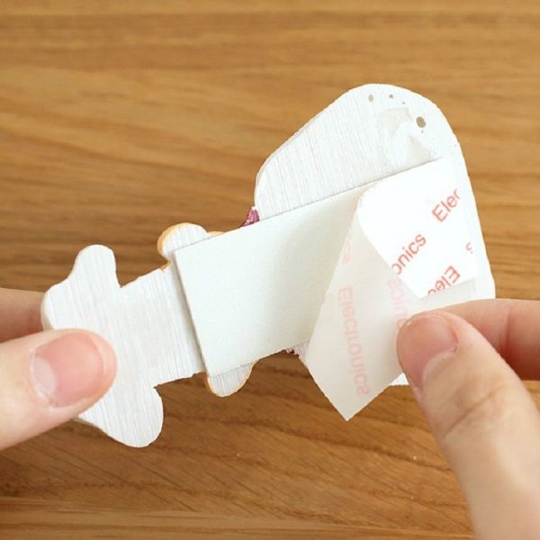 Cute Wall Self Adhesive Plug Resin Hook Kitchen Rack (Hand Drag) - Image 8