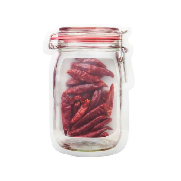 Bottle Pattern Refrigerator Frozen Food Storage Bag, Size: Large 19.5x13.7cm 3 Packs - Image 3