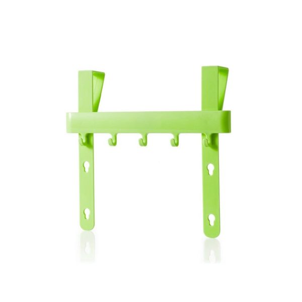 Kitchen Cabinet No Trace Nail Free Storage Rack Accessories (Green) - Image 2