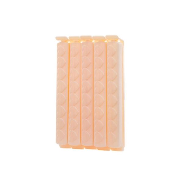 2 PCS Plastic Bag Snack Bag Sealing Love Clip Kitchen Accessories Apricot (Small) - Image 2