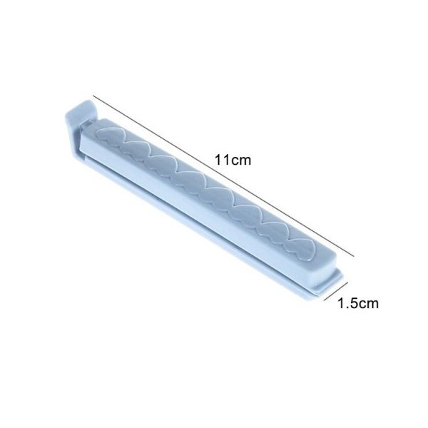 2 PCS Plastic Bag Snack Bag Sealing Love Clip Kitchen Accessories Apricot (Small) - Image 3
