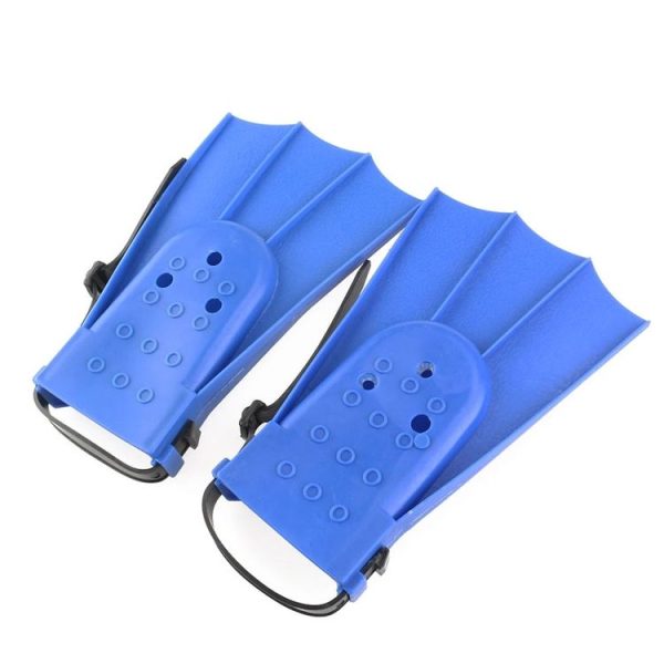 1 Pair Adult Adjustable Fins Swimming Fins Snorkeling Sole, Size: 30-35 (Green) - Image 4