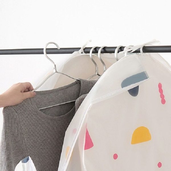 Three-dimensional Hanger Pocket Wardrobe Coat Hanger Pocket Dust Cover, Size: Small (Geometry) - Image 3