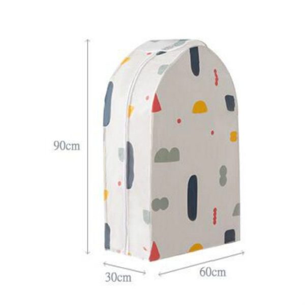 Three-dimensional Hanger Pocket Wardrobe Coat Hanger Pocket Dust Cover, Size: Small (Geometry) - Image 7