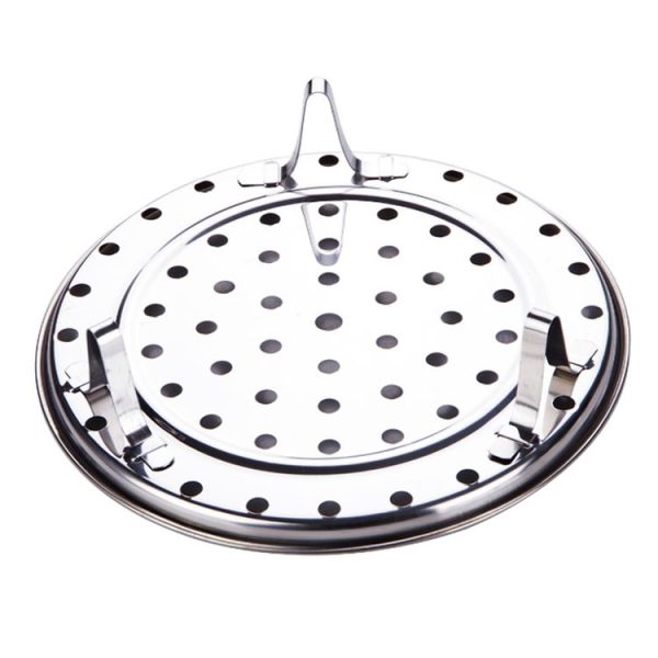 Multifunctional Waterproof Shelf Steaming Tray Stainless Steel Steaming Grid Cage Steaming Sheet Steaming Rack, Color: 20cm - Image 3