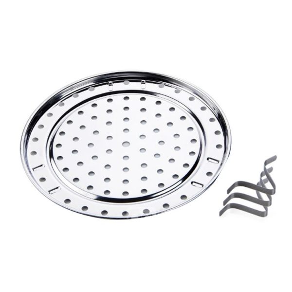 Multifunctional Waterproof Shelf Steaming Tray Stainless Steel Steaming Grid Cage Steaming Sheet Steaming Rack, Color: 20cm - Image 4