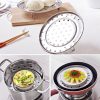 Multifunctional Waterproof Shelf Steaming Tray Stainless Steel Steaming Grid Cage Steaming Sheet Steaming Rack, Color: 20cm - Image 7