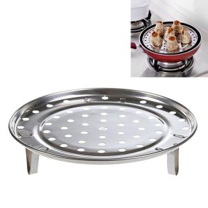 Multifunctional Waterproof Shelf Steaming Tray Stainless Steel Steaming Grid Cage Steaming Sheet Steaming Rack, Color: 26cm
