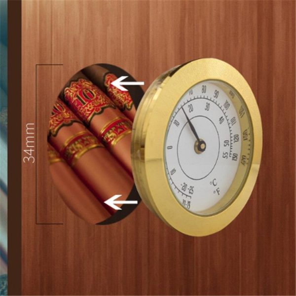 38mm High Precision Home / Guitar Violin Case / Cigar Hygrometer, Style: Hygrometer - Image 7