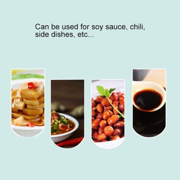 5 PCS Creative Plum Shape Dishes Wheat Straw Seasoning Dish Snack Plate Chili Sauce Ketchup Dressing Salt Dish, Size: 7x7x2.5cm (Beige) - Image 6