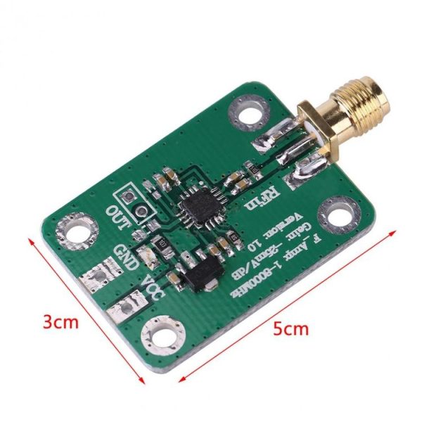 AD8318 RF Logarithmic Detector 1-8000MHz Dynamometer 70dB RSSI Measurement Power Meter - Image 4