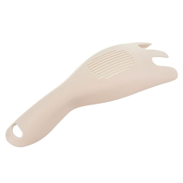 Kitchen Creative Multi-function Rice Washing Sieve Home Does Not Hurt Hand Wash Rice Tools (Khaki) - Image 3
