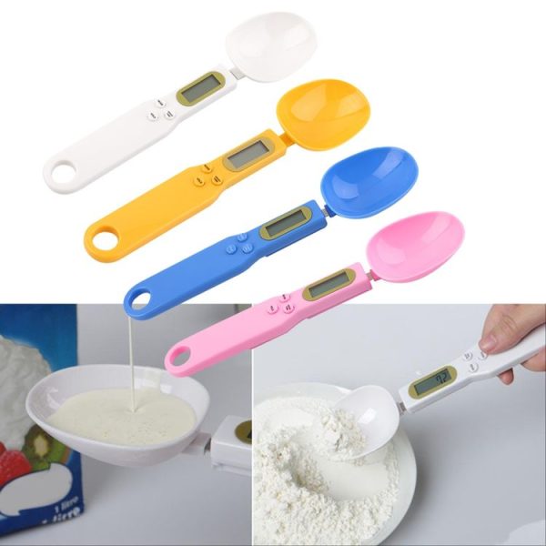 Digital LCD Kitchen Food Weight Measurement Professional Electronic Scale Spoon Scale (Yellow) - Image 5