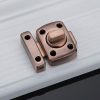 Universal Door Latch Security Sliding Door Lock with Screws, Size: L (Ancient Red) - Image 6