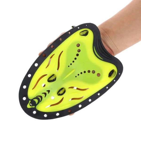 TP200 Two-color Swimming Hand Webbed Swimming Practice Equipment for Beginners, Size: Adult L (Yellow) - Image 4
