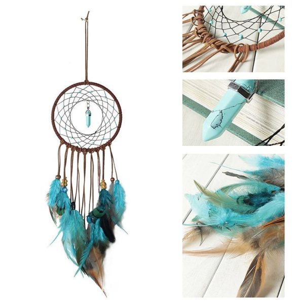 Retro Life Tree Dream Catcher Wall Hanging Decoration, Specification: DIY Kit - Image 4