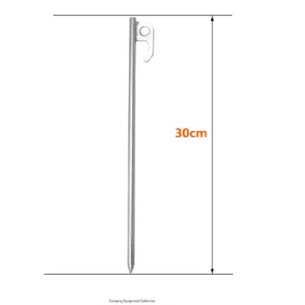 Outdoor Durable 30cm Stainless Steel Camping Awning Tent Stakes Pegs for Camping Travel Tent Accessor - Image 4