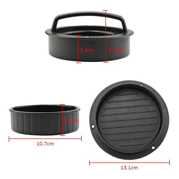 Hamburger Meat Press Tool Patty Maker Mold Cutlet - Image 4