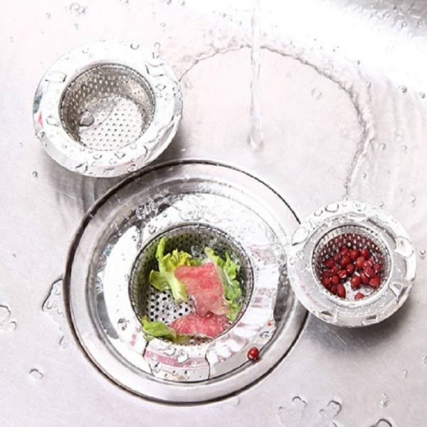 Hand-held Shower Drain Hole Filter Stainless Steel Kitchen Sink Strainer - Image 6