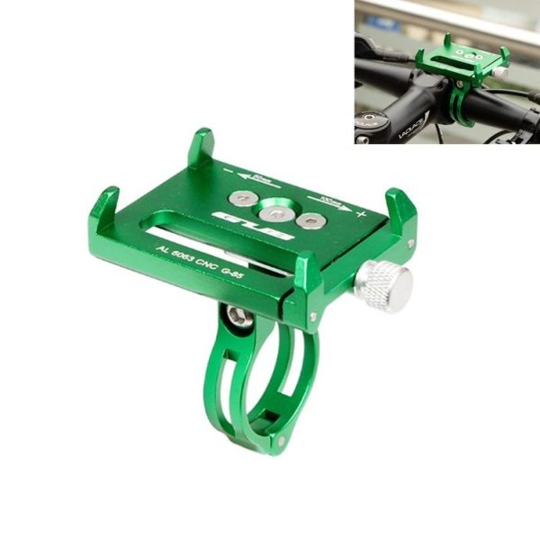 GUB Bicycle Aluminum Alloy Mobile Phone Bracket Navigation Bracket Motorcycle Mobile Phone Holder (Green)