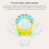 Baby Nipple Fresh Food Fruit Milk Feeding Bottles Learn Feeding Drinking Handle Teething Pacifier with Bell, Size: S (Pink) - Image 5