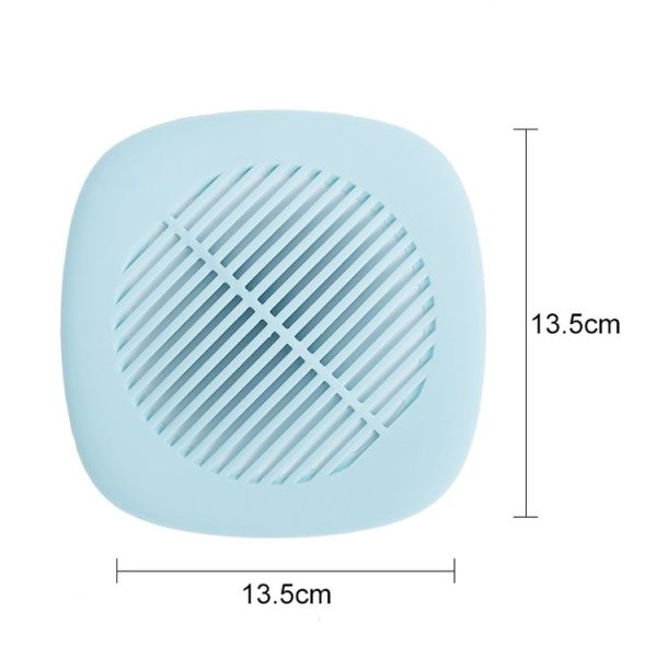Square Sink Filter Bathroom Anti-hair Toilet Floor Drain Cover Home Kitchen Sewer Pool Filter (Light Blue) - Image 2