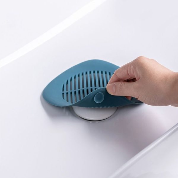 Square Sink Filter Bathroom Anti-hair Toilet Floor Drain Cover Home Kitchen Sewer Pool Filter (Light Blue) - Image 6