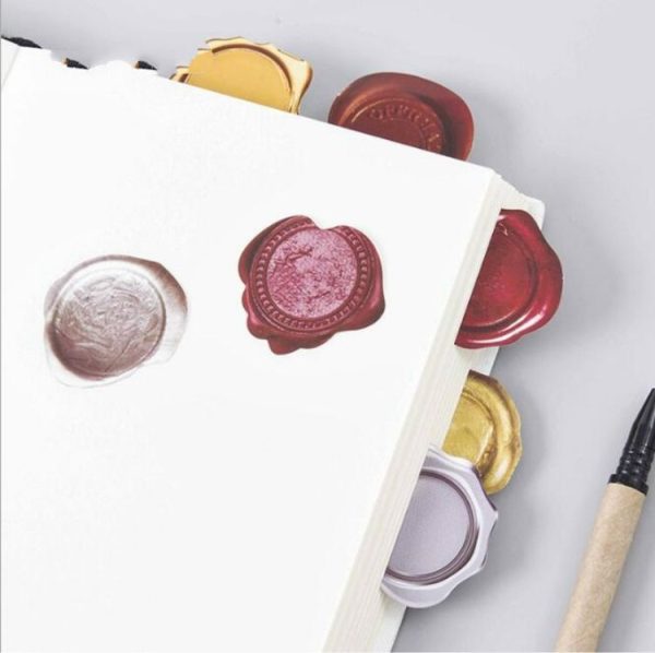 2 PCS Fire Paint Seal Shaped Boxed Stickers - Image 3