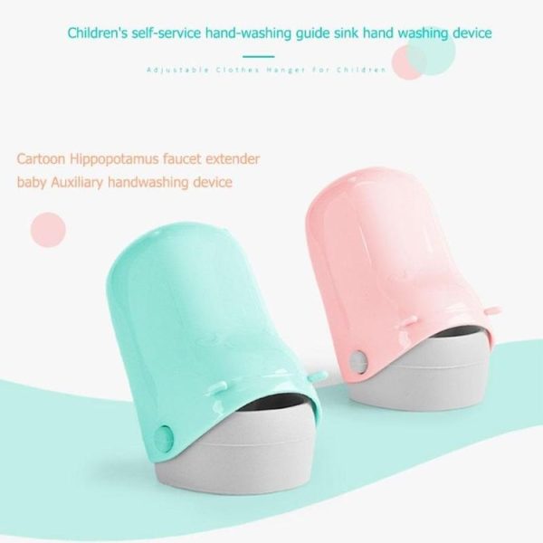 Children Hand Washing Extender Faucet Extension Sink (Green) - Image 5