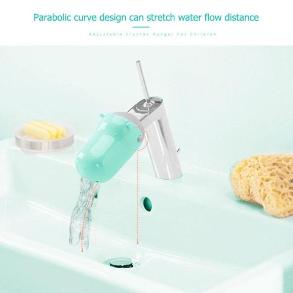 Children Hand Washing Extender Faucet Extension Sink (Green) - Image 6