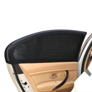 Auto Car Vehicle Window Mesh Shield Sunshade Visor Net UV Protection Anti Mosquito Window Covers, Size: Front window75x50cm