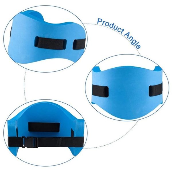 EVA Adjustable Back Floating Foam Swimming Belt Waist Training Equipment Adult Children Float Board Tool (Blue) - Image 3