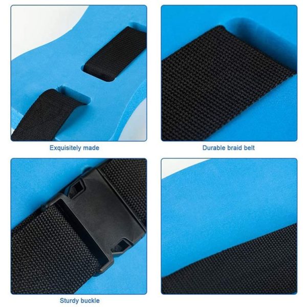 EVA Adjustable Back Floating Foam Swimming Belt Waist Training Equipment Adult Children Float Board Tool (Blue) - Image 4