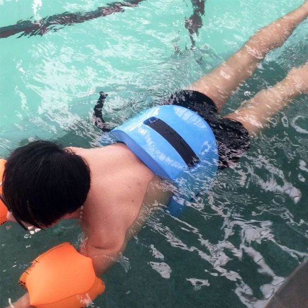EVA Adjustable Back Floating Foam Swimming Belt Waist Training Equipment Adult Children Float Board Tool (Blue) - Image 6