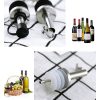 5 PCS Glass Bottle Stopper Stainless Steel Oil Stopper Silicone Stopper Black Hat Automatic Cap - Image 3