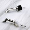 5 PCS Glass Bottle Stopper Stainless Steel Oil Stopper Silicone Stopper Black Hat Automatic Cap - Image 4