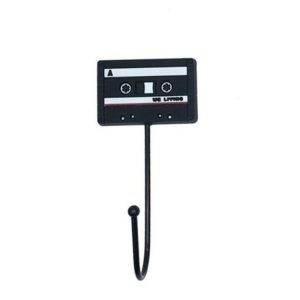 Minimalist Home Decoration Retro Tape Disk Decorative Wall Hooks (Cassette Tape Style)