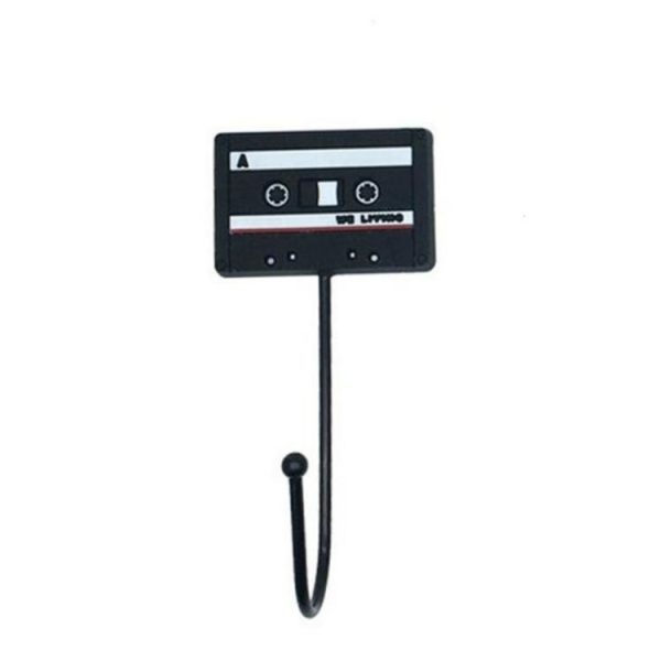 Minimalist Home Decoration Retro Tape Disk Decorative Wall Hooks (Cassette Tape Style) - Image 2
