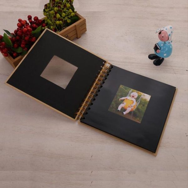 6 inch Baby Growth Album Kindergarten Graduation Album Children Paper Album (White) - Image 4