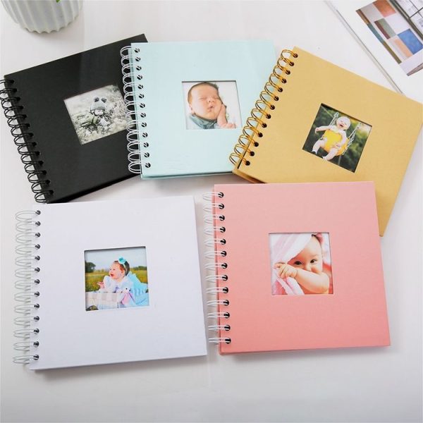 6 inch Baby Growth Album Kindergarten Graduation Album Children Paper Album (White) - Image 6