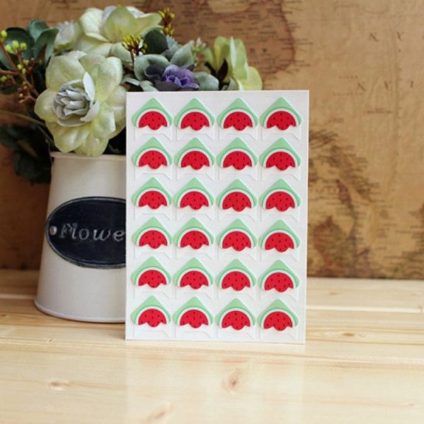 2 PCS Fruit Cartoon Album Cute Sticker Scrapbook Set Handmade Decoration (Watermelon) - Image 2