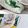 Tropical Plants Pillow Case Polyester Decorative Pillowcases Green Leaves Throw Pillow Cover Square 45CM x45CM (37) - Image 4
