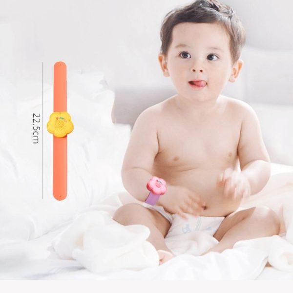 4 PCS Outdoor Portable Cartoon Mosquito Repellent Bracelet Anti-mosquito Snap Ring, Style: Popular Fruits - Image 6