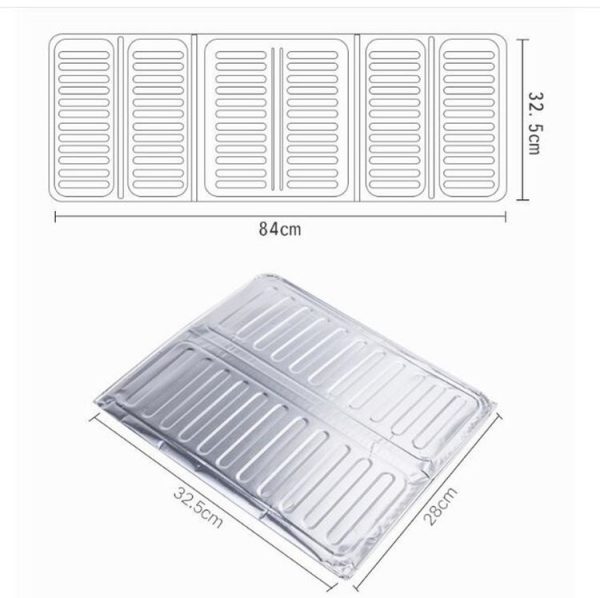 Kitchen Oil Proof Cooktop Oil Shield Creative Kitchen Splash Proof Hot Oil Proof Plate - Image 5