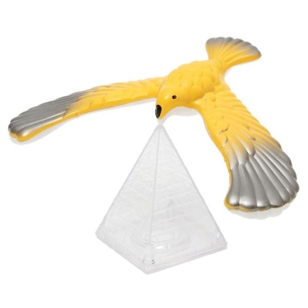 2 PCS Miracle Style Novelty Amaze Eagle Magic Box Balance Bird Children Educational Toys Random Color