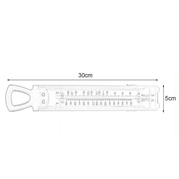 Stainless Steel Home Kitchen Craft Cooking Candy Thermometer - Image 7