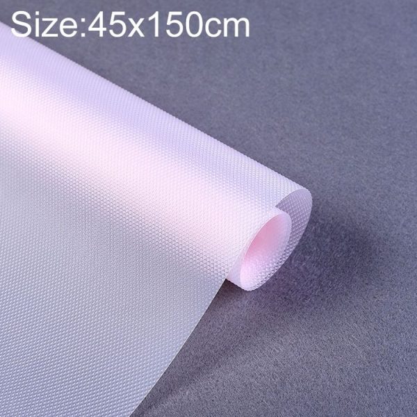 Diamond Texture Cut off Cabinet Drawer Waterproof Dustproof Pad Mat, Size: 45x150cm (Pink)