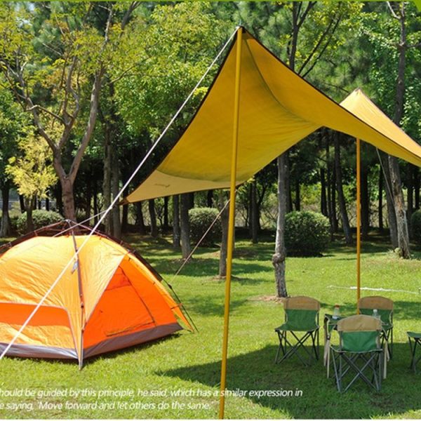 Outdoor Bundling Rope Elastic Tents Metal Buckle High Stretch Clothesline Camping Luggage Packing Hook (Single Hook Green) - Image 7