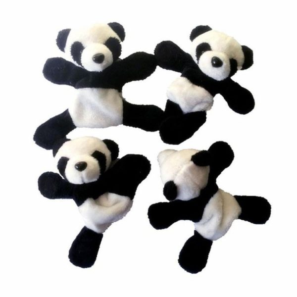Plush Cartoon Panda Refrigerator Stick Stereo Soft Magnetic Stickers - Image 2