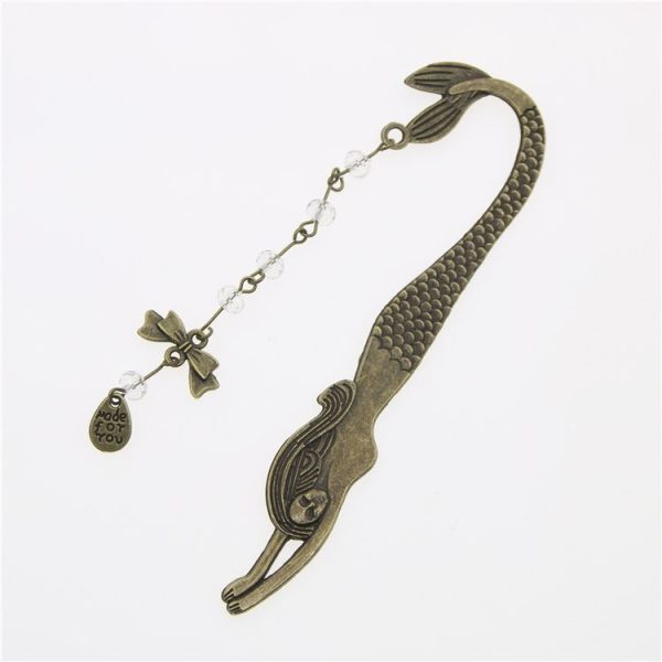 2 PCS Creative Stationery Supplies Retro Elf Pattern Bookmark (Mermaid) - Image 2